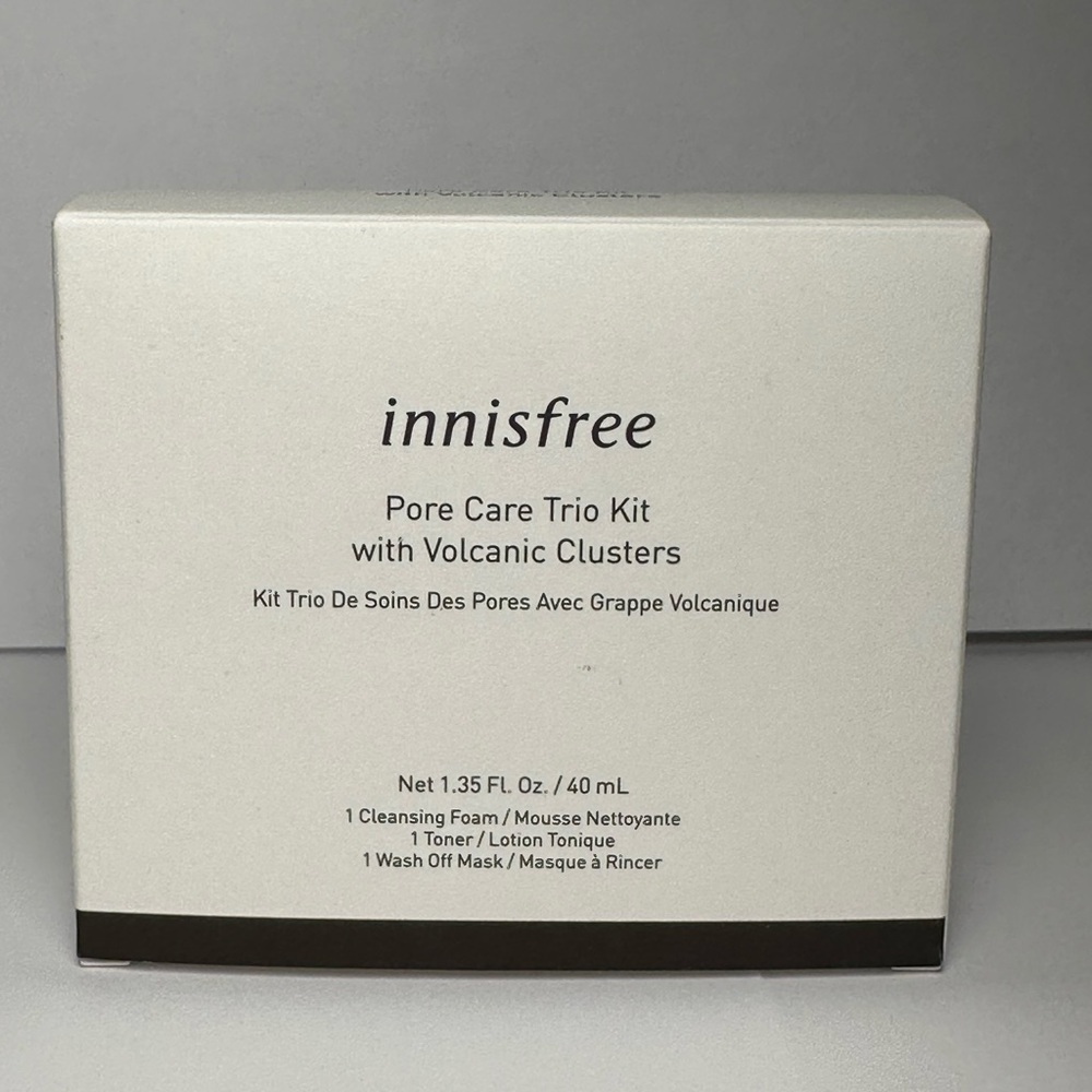 🆕 INNISFREE Pore Care Trio Kit with Volcanic Clusters NIB - Picture 2 of 4